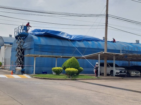 รับเปลี่ยนเต็นท์ผ้าใบโกดัง